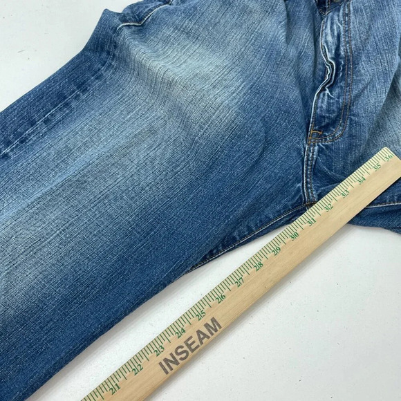 Ralph Lauren Straight Jeans Mens 36x32 blue 1796 - Picture 7 of 9